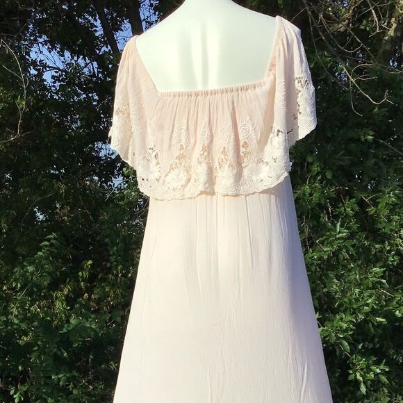 Fillyboo Wonder Years Embroidered Off The Shoulder Maxi Dress Size XS - Picture 8 of 14